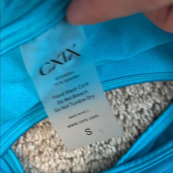 CXIX aqua blue pole shorts with Strappy Cutout Details - Picture 2 of 4